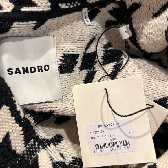 Bree Jacquard Houndstooth Short Coat & Breene Houndstooth Mini Skirt SET - Picture 4 of 12